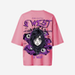 G West Womens Oversized Purple Eye Tee