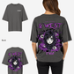 G West Womens Oversized Purple Eye Tee