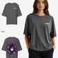 G West Womens Oversized Purple Eye Tee