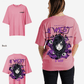 G West Womens Oversized Purple Eye Tee