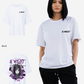 G West Womens Oversized Purple Eye Tee