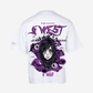 G West Oversized Purple Eye T-Shirt Mens