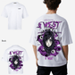 G West Oversized Purple Eye T-Shirt Mens