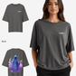 G West Womens Oversized Purple Reaper Tee