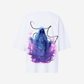 G West Womens Oversized Purple Reaper Tee