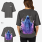 G West Womens Oversized Purple Reaper Tee