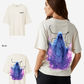 G West Womens Oversized Purple Reaper Tee