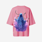 G West Womens Oversized Purple Reaper Tee
