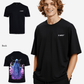 G West Mens Oversized Purple Reaper Tee