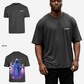 G West Mens Oversized Purple Reaper Tee