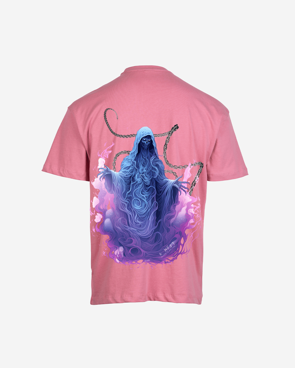G West Mens Oversized Purple Reaper Tee
