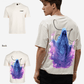 G West Mens Oversized Purple Reaper Tee