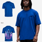 G West Mens Oversized Purple Reaper Tee