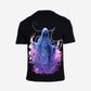 G West Mens Oversized Purple Reaper Tee