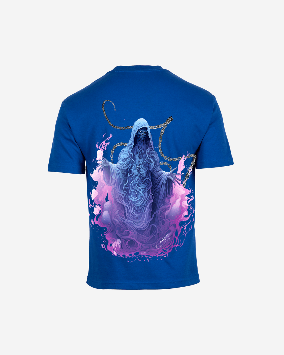 G West Mens Oversized Purple Reaper Tee