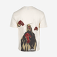 G West Mens Oversized Red Skull Tee
