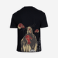 G West Mens Oversized Red Skull Tee