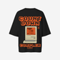 G West Womens Oversized Retro Pc T-Shirt