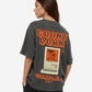 G West Womens Oversized Retro Pc T-Shirt