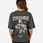 G West Womens Oversized Ripping Skeleton Tee