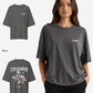 G West Womens Oversized Ripping Skeleton Tee