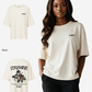G West Womens Oversized Ripping Skeleton Tee