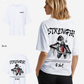 G West Womens Oversized Ripping Skeleton Tee