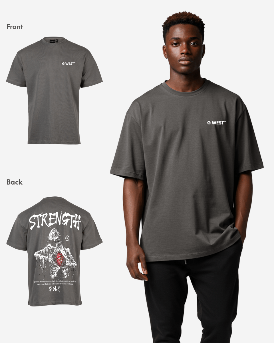 G West Oversized Ripping Skeleton T-Shirt Mens
