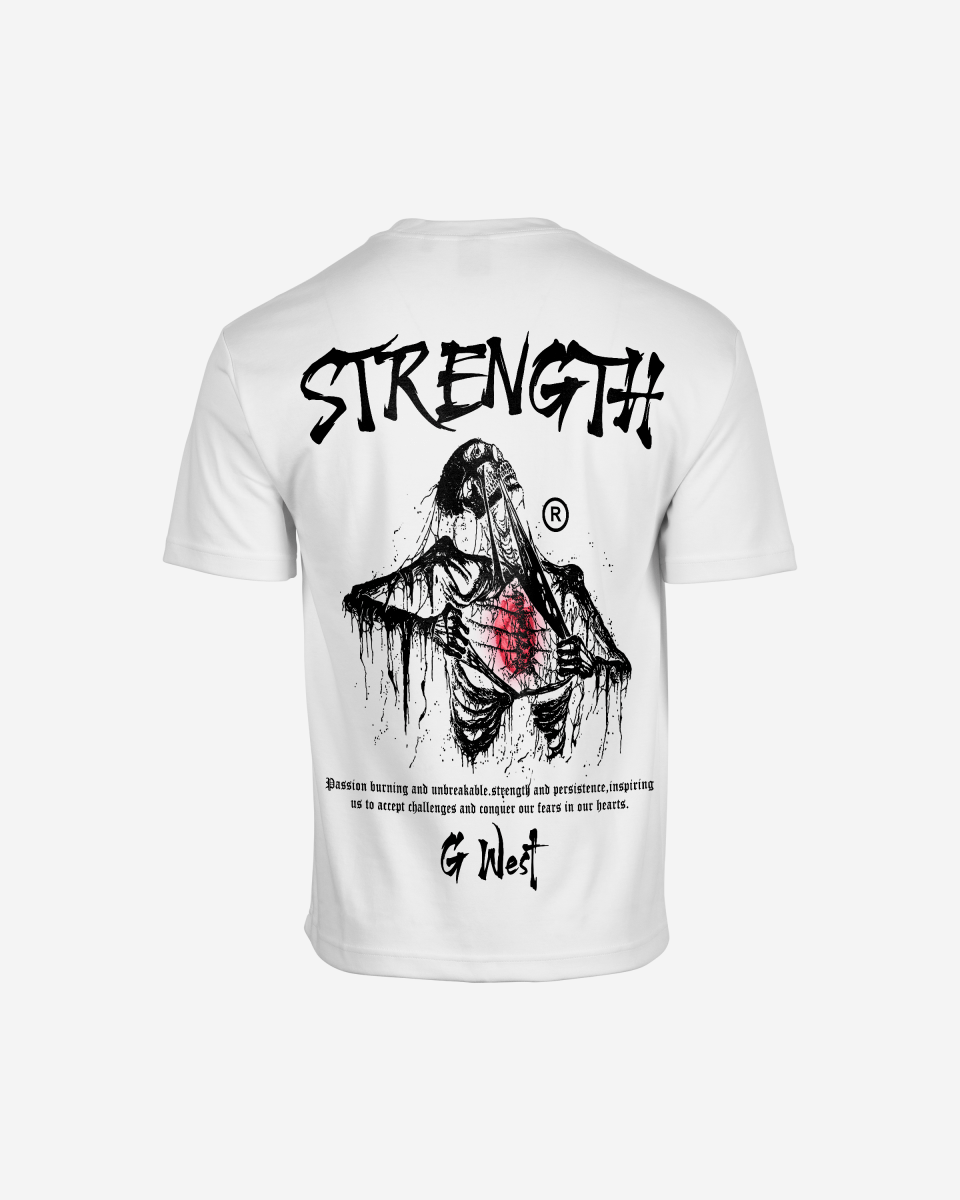 G West Oversized Ripping Skeleton T-Shirt Mens