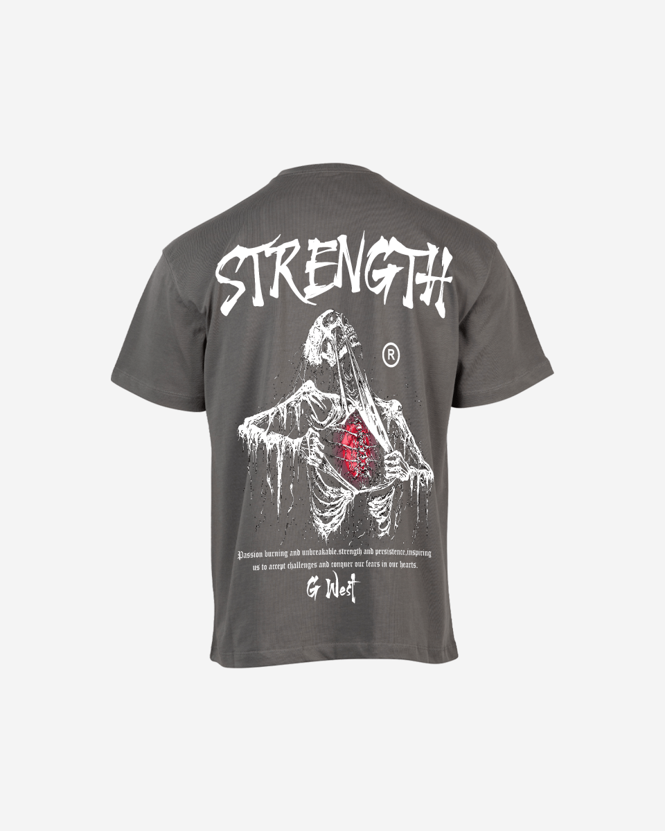 G West Oversized Ripping Skeleton T-Shirt Mens