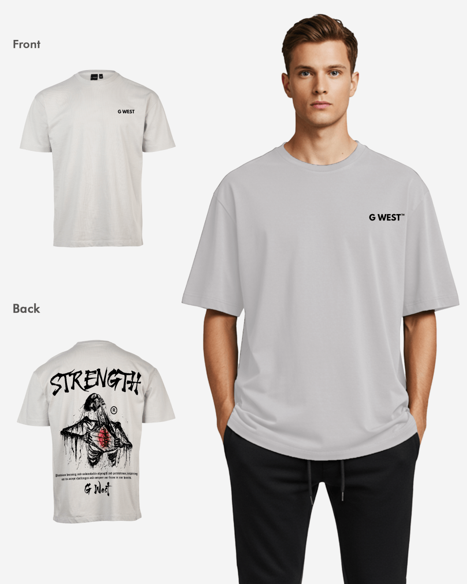 G West Oversized Ripping Skeleton T-Shirt Mens