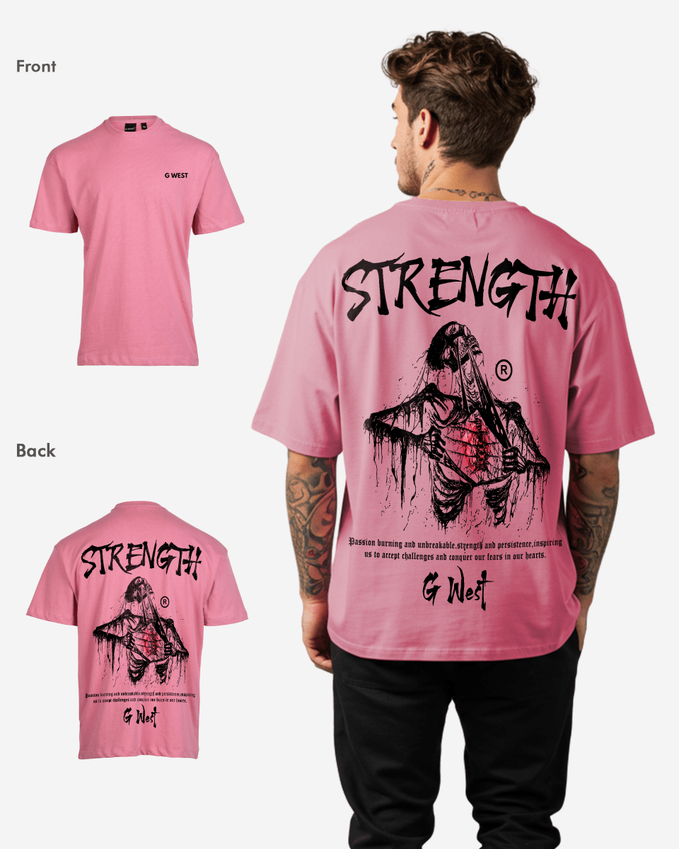G West Oversized Ripping Skeleton T-Shirt Mens