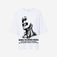 G West Womens Oversized Sinner Black Tee