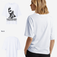 G West Womens Oversized Sinner Black Tee