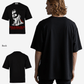 G West Oversized Sinner Black T-Shirt Mens