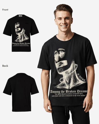 G West Oversized Sinner Black T-Shirt Mens