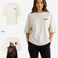 G West Womens Oversized Skull & Rose T Shirt