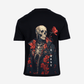 G West Mens Oversized Skull & Rose T Shirt