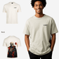 G West Mens Oversized Skull & Rose T Shirt