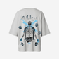 G West Womens Oversized Skull Tee