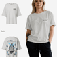 G West Womens Oversized Skull Tee