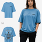 G West Womens Oversized Skull Tee