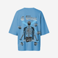G West Womens Oversized Skull Tee