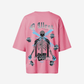 G West Womens Oversized Skull Tee