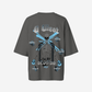 G West Womens Oversized Skull Tee