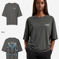 G West Womens Oversized Skull Tee