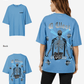 G West Womens Oversized Skull Tee