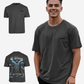 G West Mens Oversized Skull Tee