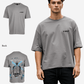 G West Mens Oversized Skull Tee