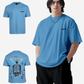 G West Mens Oversized Skull Tee